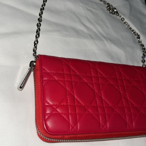 Christian Dior Preloved wallet,  non Dior chain excellent condition. - Picture 2 of 9